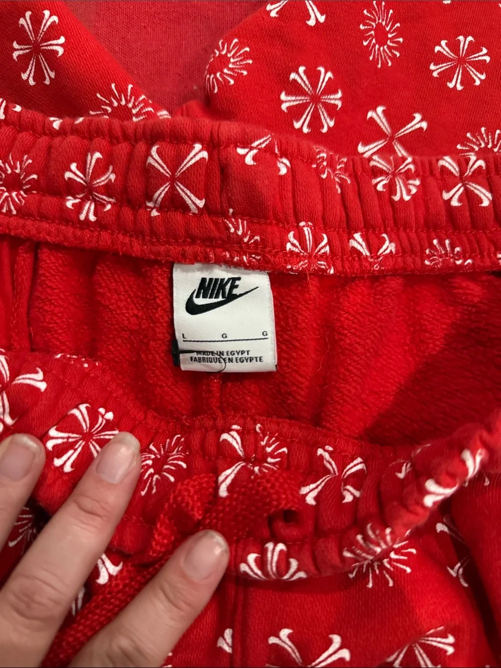 Nike Red -Print Jogger Pants